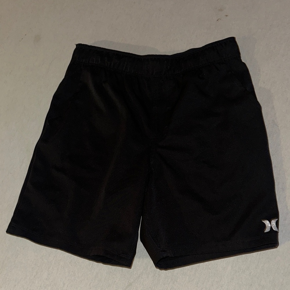 Kids Size 10/12 Hurley  Black Athletic Shorts.